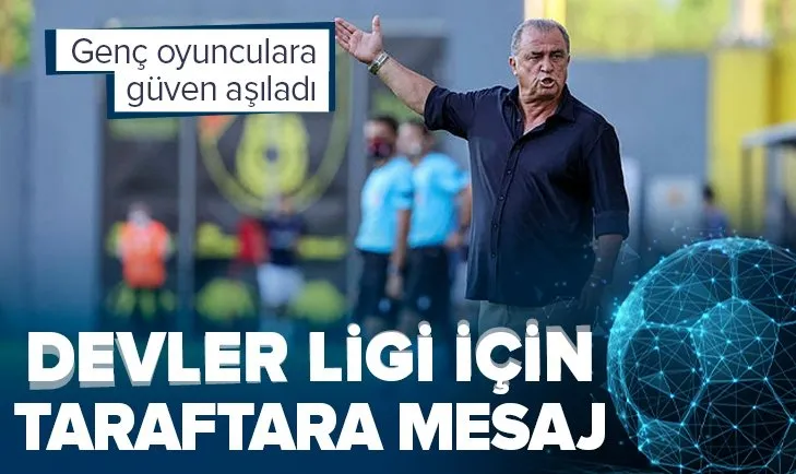 Fatih Terim’den Şampiyonlar Ligi açıklaması