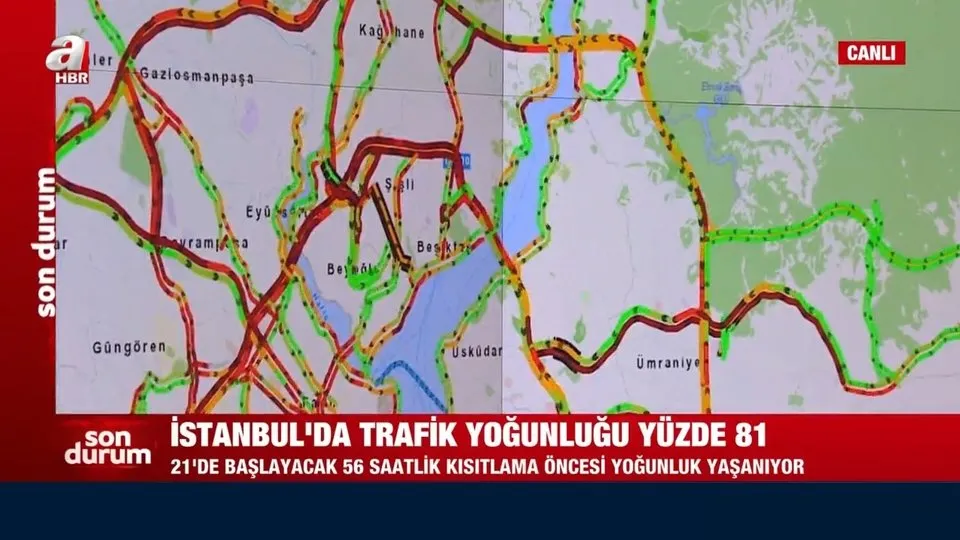 Son Dakika Istanbul Trafiginde Son Durum Nasil A Haber Muhabiri Canli Yayinda Yol Durumunu Aktardi Ahaber Video Izle Flas Haber Ahaber Video Izle