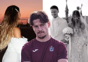 İstenmeyen gelinden olay pozlar! Futbolcu Enis Destan eşiyle aşka geldi