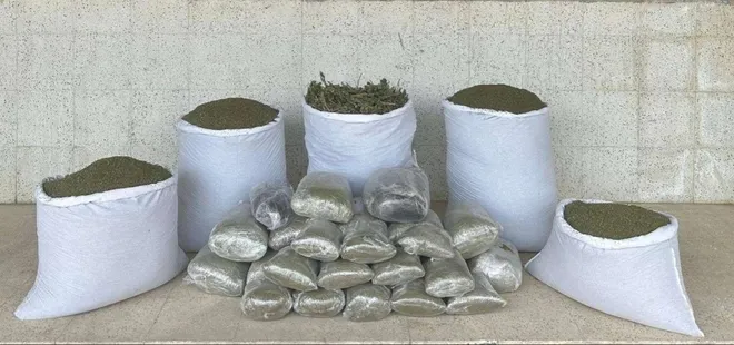 Diyarbakır’da 173 kilogram esrar ele geçirildi