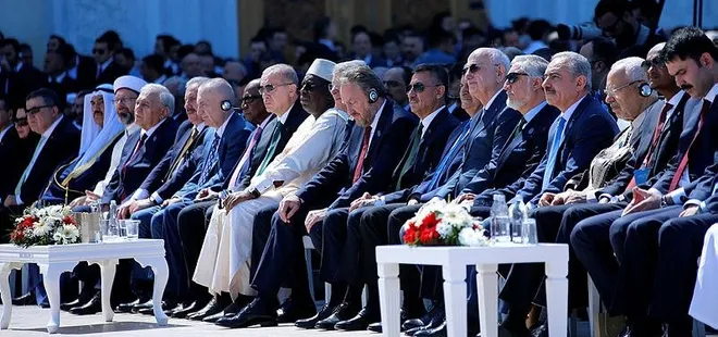 Başkan Erdoğan, yabancı konukları onuruna yemek verdi