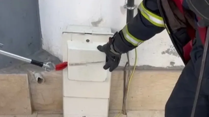 Doğal gaz kutusundan çıkan hayrete düşürdü