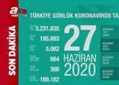 Bakan Koca 27 Haziran verilerini paylaştı! Entübe hasta sayısında...