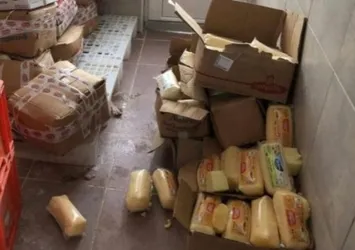 Sakarya'da peynir skandalı! Usulsüz üretilen 5 ton kaşar peyniri ele geçirildi