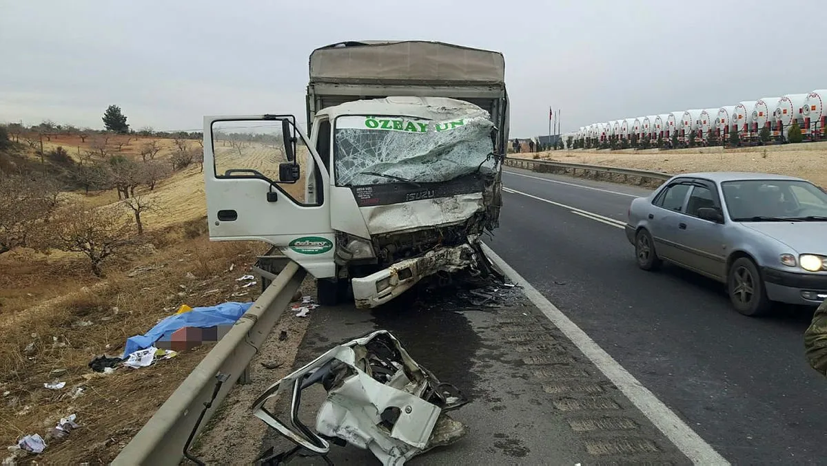 Gaziantep Nizip Yolunda Feci Kaza A Haber En Son Haberler