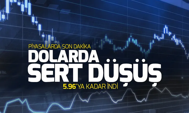 Dövizde sert düşüş