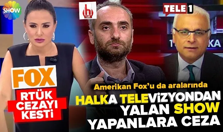 RTÜK’ten FOX, TELE1, Halk TV ve Show TV’ye ceza