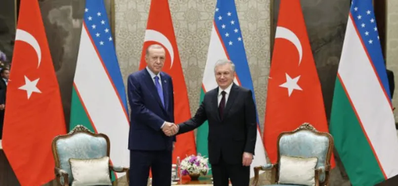 Son dakika: Başkan Recep Tayyip Erdoğan Özbekistan Cumhurbaşkanı Şevket Mirziyoyev ile görüştü