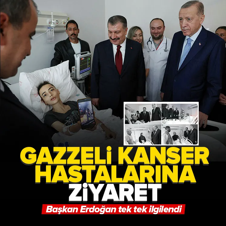 Başkan Erdoğan’dan Gazzeli hastalara ziyaret