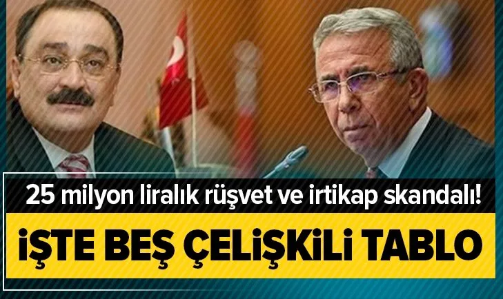 Mansur Yavaş’ın 25 milyon liralık rüşvet ve irtikap skandalında 5 çelişki!