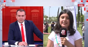 A Haber canlı yayınında 23 Nisan sürprizi