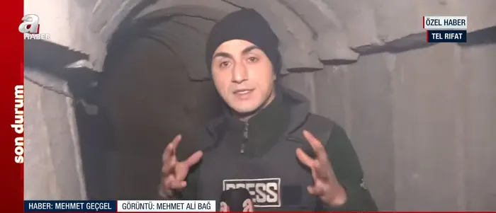 A Haber Tel Rıfat ve Halep İdlib'de! İşte Esad rejiminin çekildiği sokaklar - 1