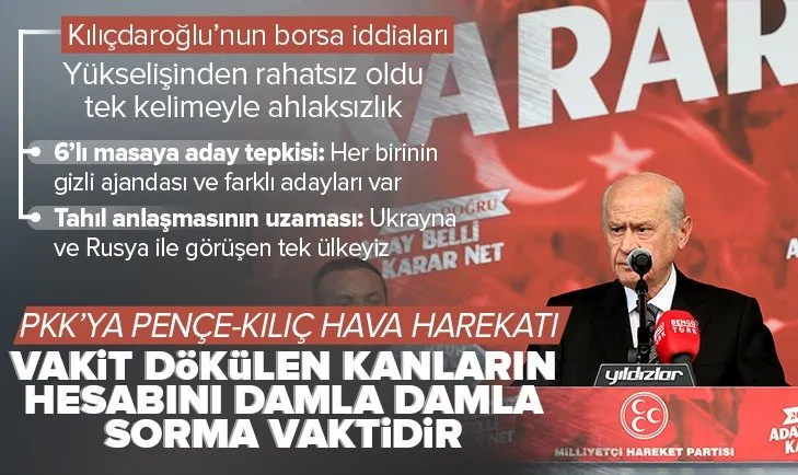 Son dakika: Aday Belli Karar Net mitingi | MHP Genel Başkanı Devlet Bahçeli’den Samsun’da önemli açıklamalar