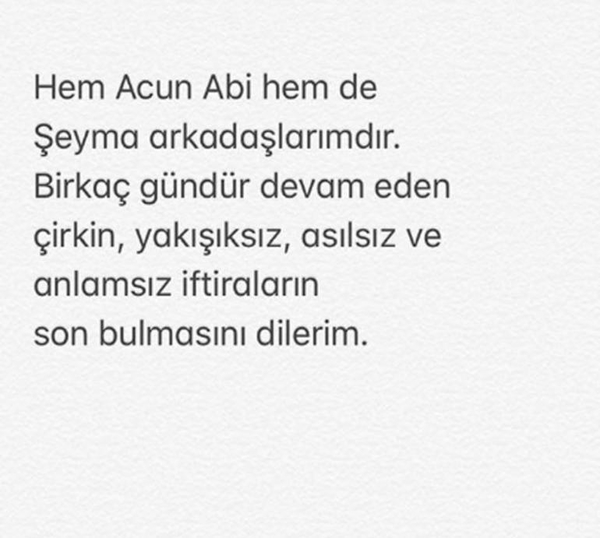 Çağatay Ulusoy'dan Şeyma Subaşı iddialarıyla ilgili açıklama - 1