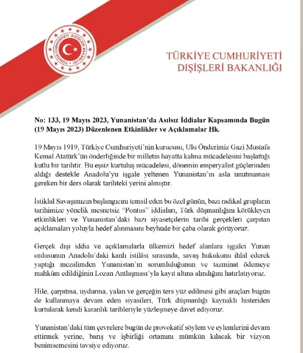 MSB'den Yunanistan'ın 'Pontus' iddialarına yanıt: Her türlü akıl ve mantıktan uzak - 5