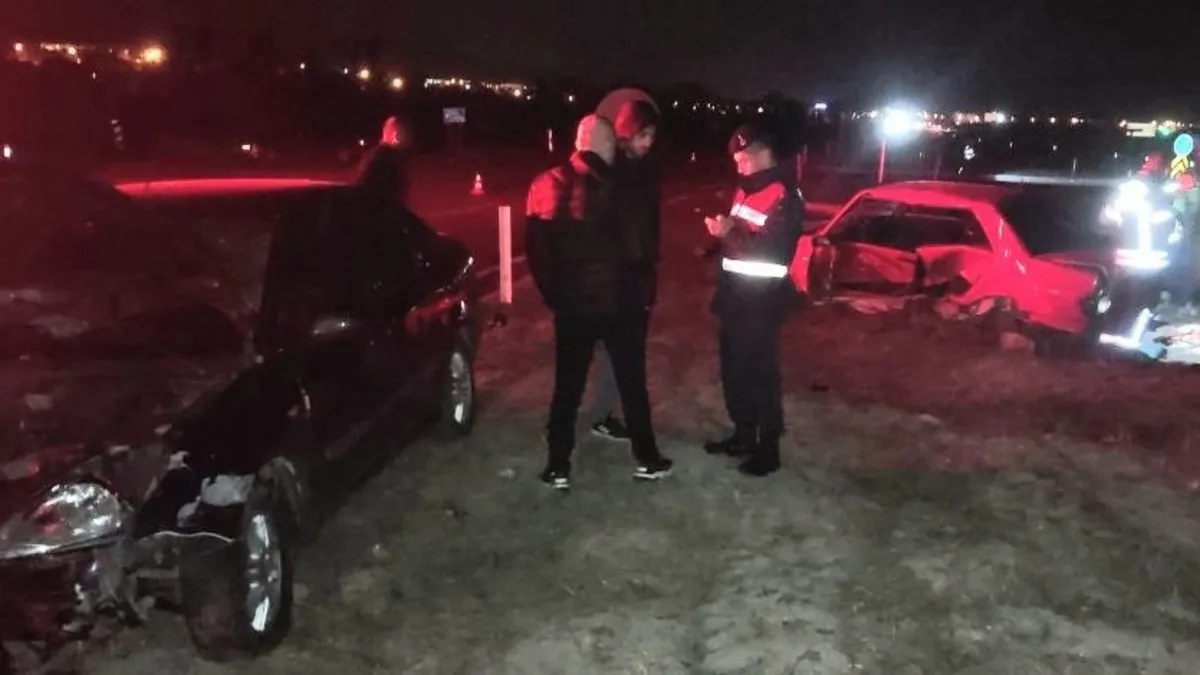 Kütahya'da otomobil kazası: 6 yaralı