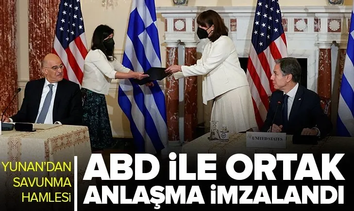 Yunanistan ile ABD Ortak Savunma Anlaşması imzaladı