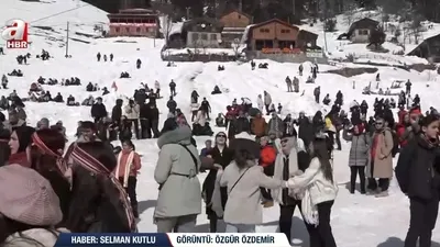 Ayder Yaylası’nda Kardan Adam festivali