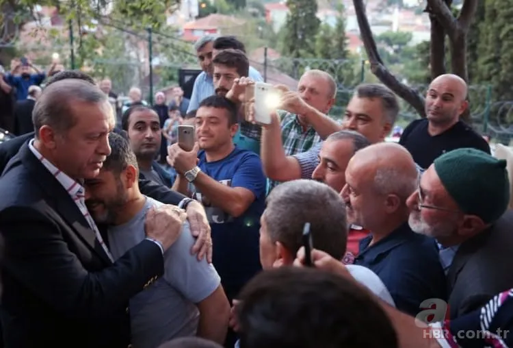 Cumhurbaşkanı Erdoğan'dan şehit ailelerine ziyaret 6