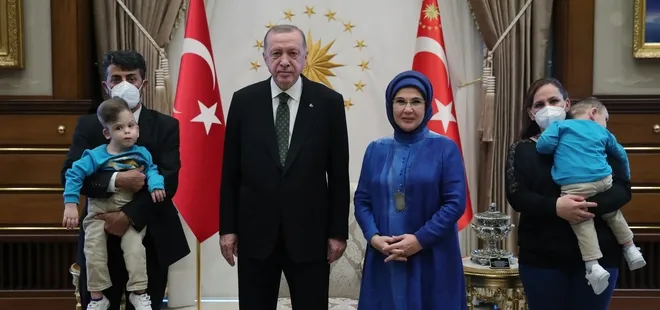 Başkan Erdoğan kendi himayesinde ameliyatla ayrılan siyam ikizlerinin doğum gününü kutladı