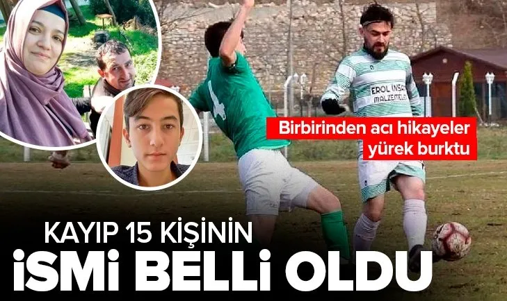 İşte Batı Karadeniz’deki sel felaketinde kaybolan 15 vatandaşın isimleri