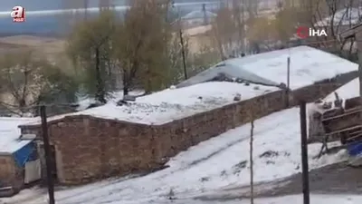 Bitlis’in Ahlat ilçesi beyaza büründü