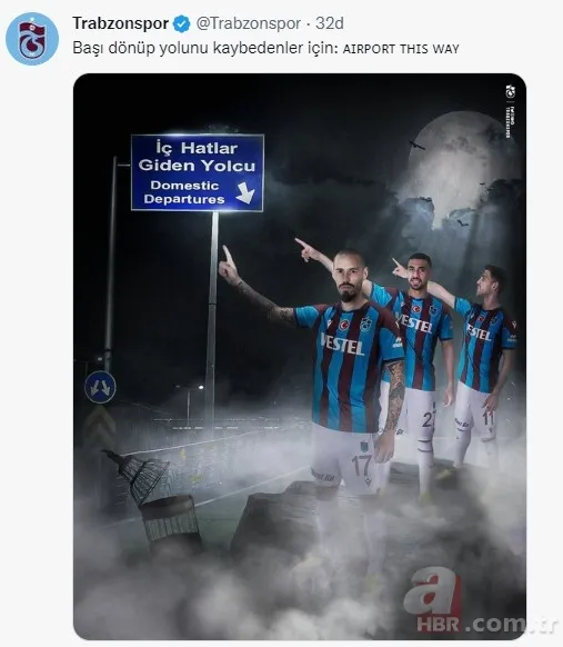 Derbi zaferi sonrası Trabzonspor'dan Fenerbahçe'ye olay "5 YILDIZ" göndermesi: "Başı dönüp yolunu kaybedenler için..." 4