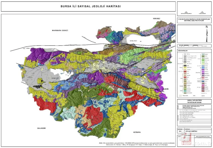 Bursa Diri Fay Hattı Haritası MTA | Gemlik'te fay hattı var mı, nerelerden geçiyor? İşte risk altındaki bölgeler ve ilçeler! 5
