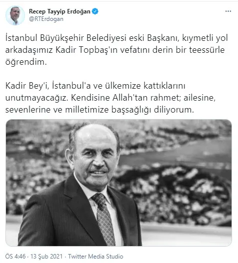 Son dakika: Kadir Topbaş hayatını kaybetti! Kadir Topbaş kimdir?