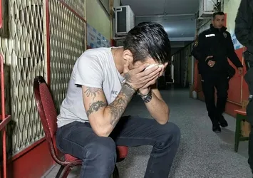 Uyuşturucu ile yakalandı ağlamaya başladı!