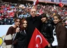 Başkan Erdoğan’a coşkulu karşılama