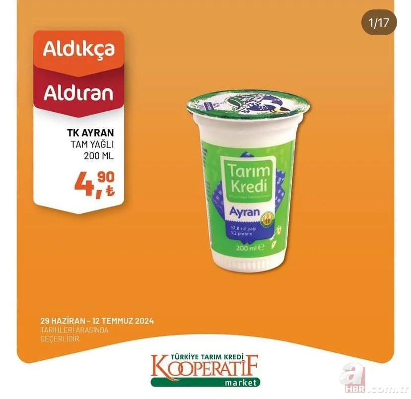 Tarım Kredi Market'te fırsat kataloğu geldi! 70 üründe indirim var: Gül suyu 47.90, buğday 18.50 TL, TK antep fıstığı 187,90 TL 24