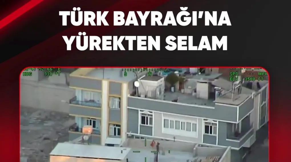 TÜRK BAYRAĞI'NA YÜREKTEN SELAM