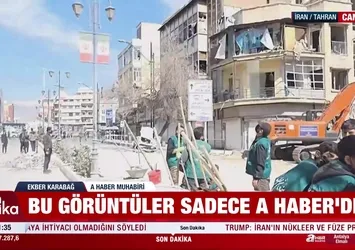 Tahran’dan bu görüntüler sadece A Haber’de
