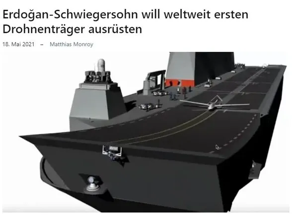 Alman basını TCG Anadolu’yu yazdı: Dünyada bir ilk olacak!