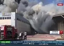 İzmirde fabrika yangını