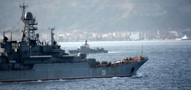 Rus savaş gemisi, Çanakkale’de Türk savaş gemisiyle karşılaştı