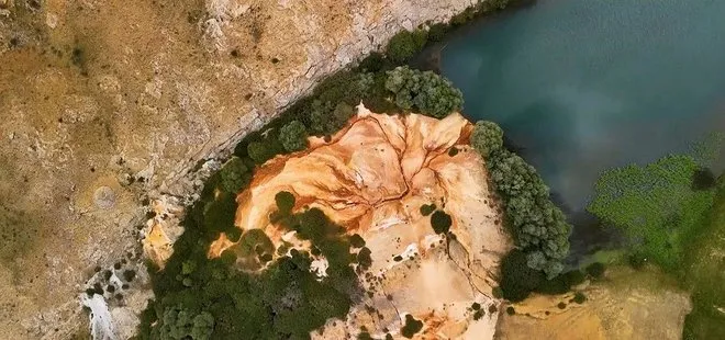 Otlukbeli Gölü görenleri hayran bırakıyor