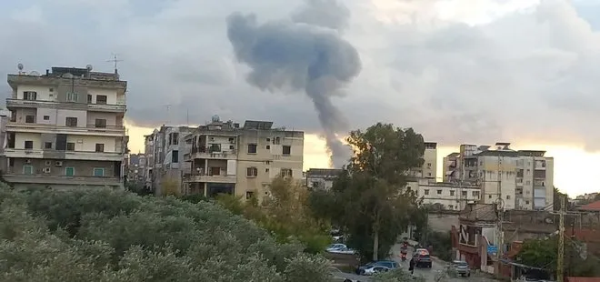 Katil İsrail Lübnan’ın güneyine 10 hava saldırısı düzenledi!