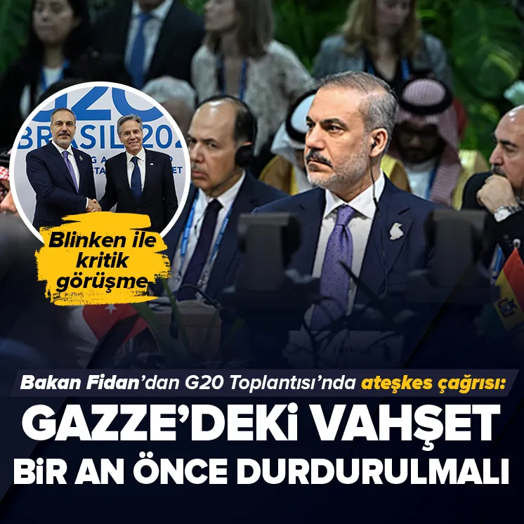 Dışişleri Bakanı Fidan Brezilya’da