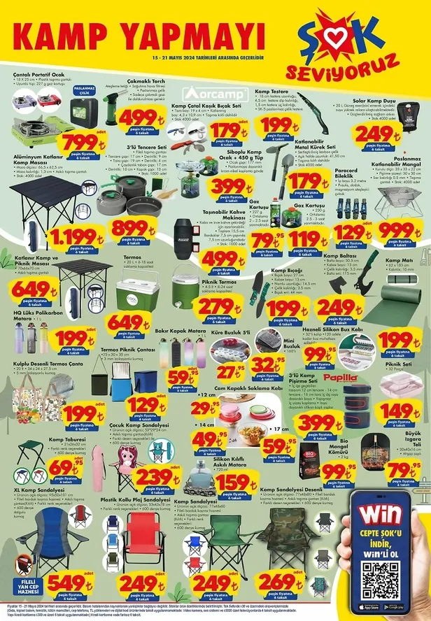 ŞOK 20 Mayıs aktüel ürünler kataloğu yayınlandı! ŞOK’a kamp sandalyesi, taşınabilir kahve makinesi, güneş paneli, Baymak klima uyguna geliyor - 11