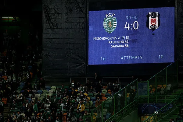 Kartal Avrupa’da dağıldı! Sporting Lizbon 4-0 Beşiktaş MAÇ SONUCU-ÖZET