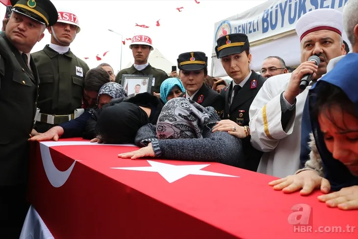 İdlib şehidi Uzman Onbaşı Akman Denizli'de son yolculuğuna uğurlandı