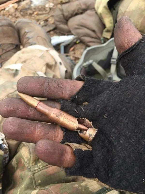 Afrin'den Çanakkale'yi hatırlatan kare! İki mermi havda çarpıştı - 1