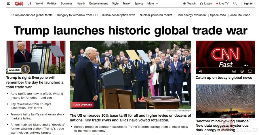 Donald Trump bombayı patlattı! Vergi yağmuruna dünyadan tepkiler gecikmedi 17