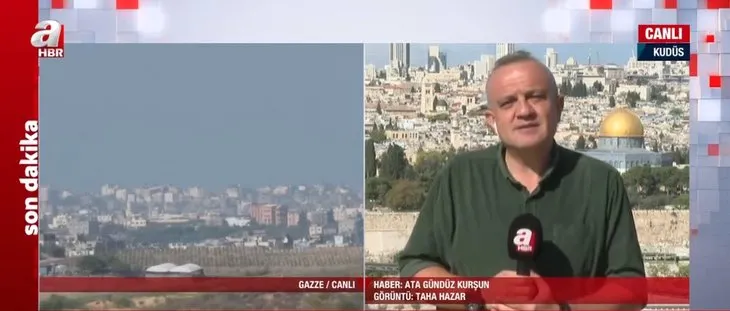Katil İsrail’in askerlerinin gözleri döndü! A Haber muhabiri anlattı: Silah doğrulttular! Çıldırmış gibilerdi