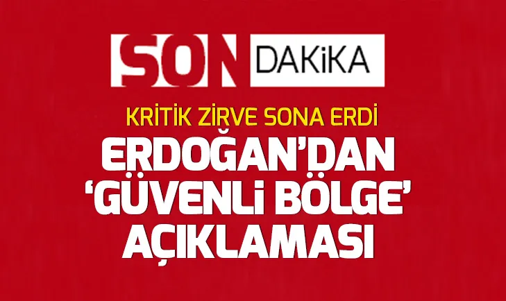 Son dakika: Putin ile görüşen Başkan Erdoğandan güvenli bölge açıklaması