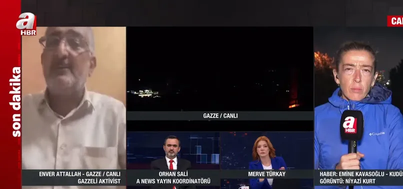 Gazze’de en karanlık gece! Ölüm ablukası... Son durumu A Haber'de anlattı: Yalnız bırakılırsak hepimizi öldürecekler