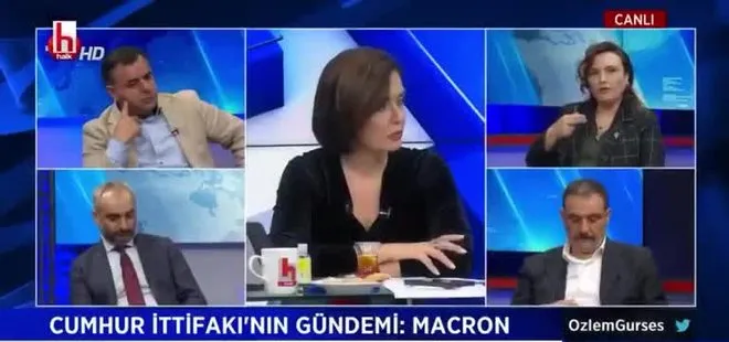 Halk TV’de skandal yayın! Macron ve Merkel’i koruyup Başkan Erdoğan’ı suçladı