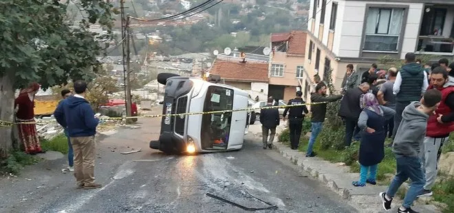 Son dakika: İstanbul Eyüpsultan’da okul servisi kaza yaptı! Yaralılar var |Video